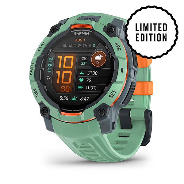 Garmin Instinct 3 45mm-AMOLED-Neo Tropic Bezel w/Neo Tropic Band