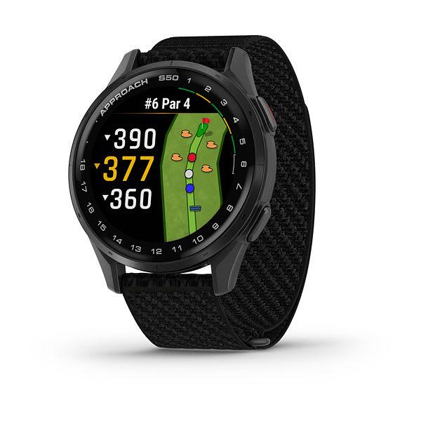 Garmin Approach S50 Slate/ Black Nylon Band