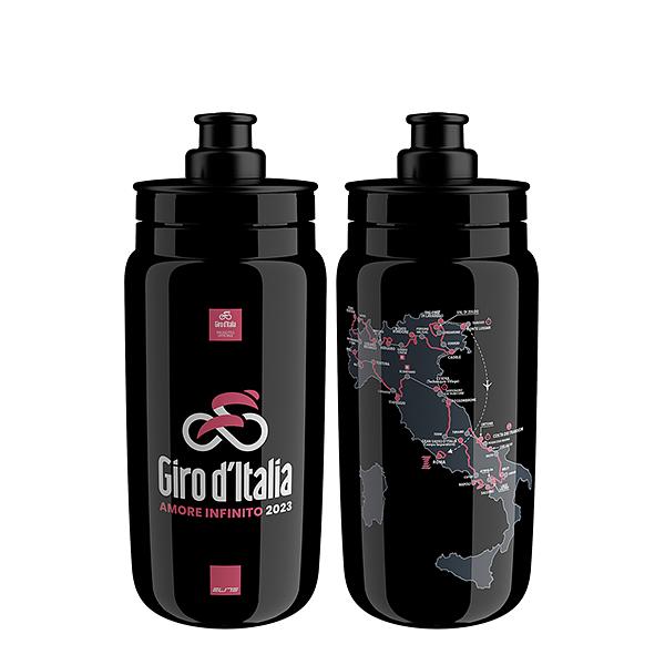 Elite Fly Giro D Italia Black Map 550ml