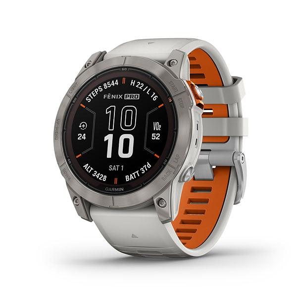 Garmin Fenix 7X Solar,Saph,Carbon Gray Ti W/Metal Band (Comes With One Extra Black Silicon Band Foc)